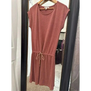 Espirit Vintage Metallic Drawstring Dress‎ Size XS